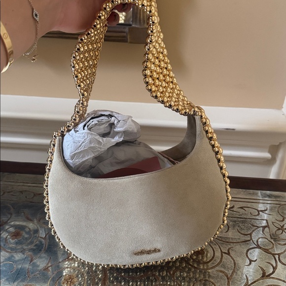 NWT CULT GAIA SELENA SHOULDER BAG - MUSHROOM - Picture 4 of 5